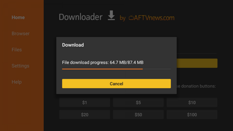 Anilab APK downloading